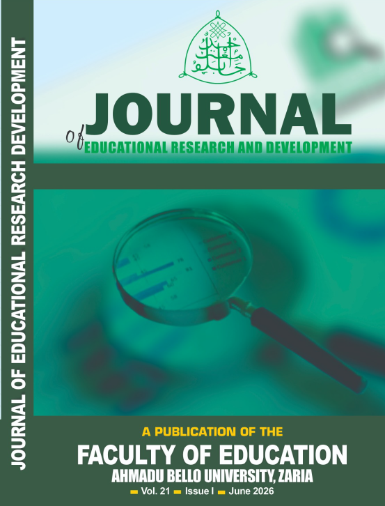 Journal of Educational Research and Development cover