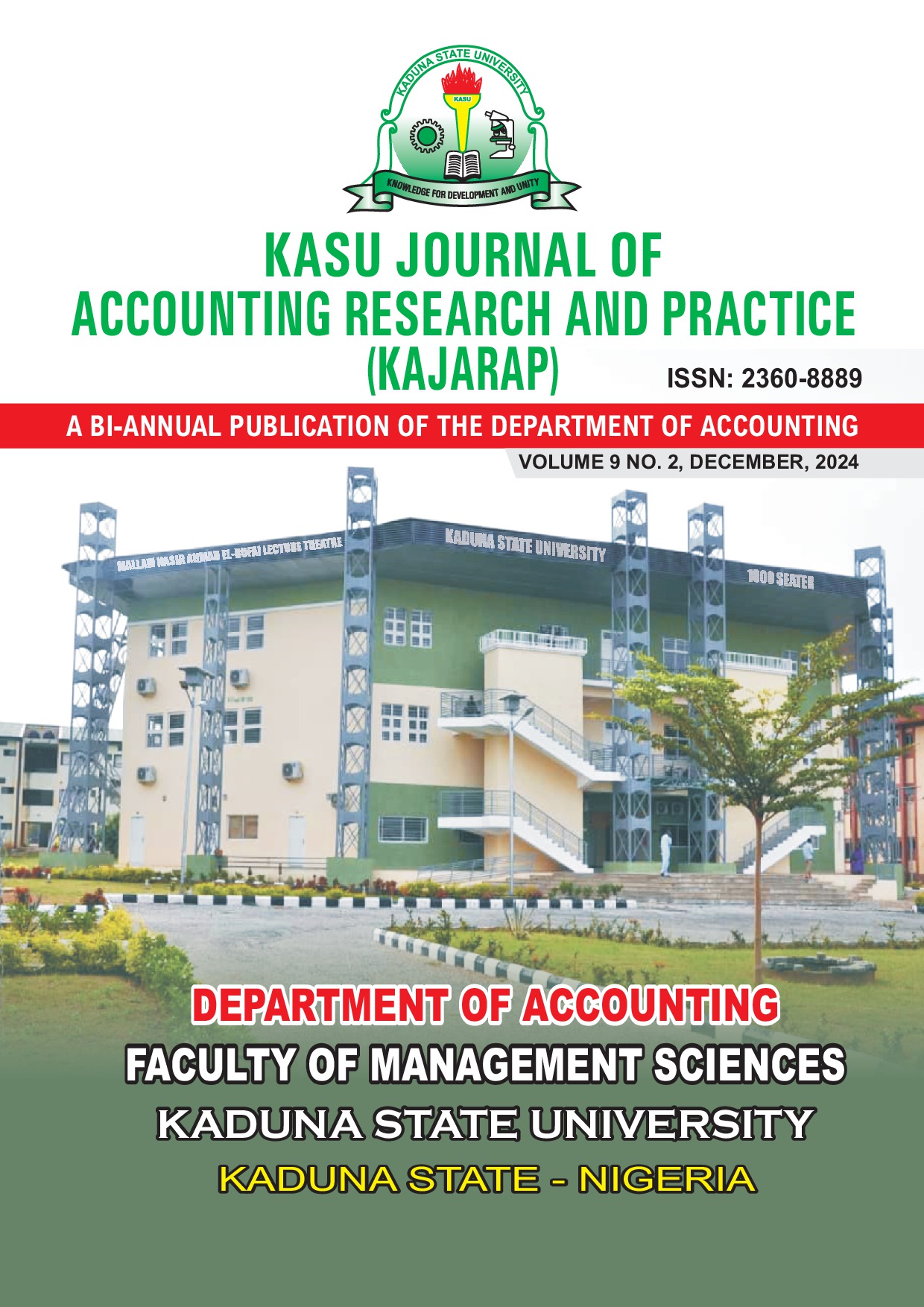 KASU Journal of Accounting Research and Practice cover