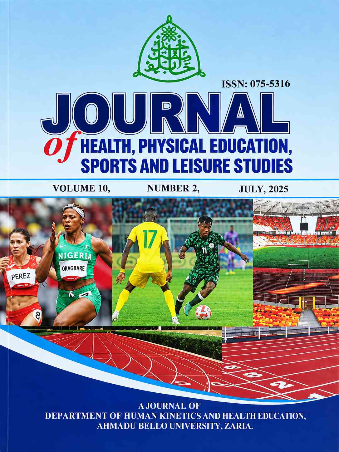 Journal of Health, Physical Education, Sports and Leisure Studies cover
