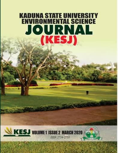 Kaduna State University Environmental Sciences Journal cover