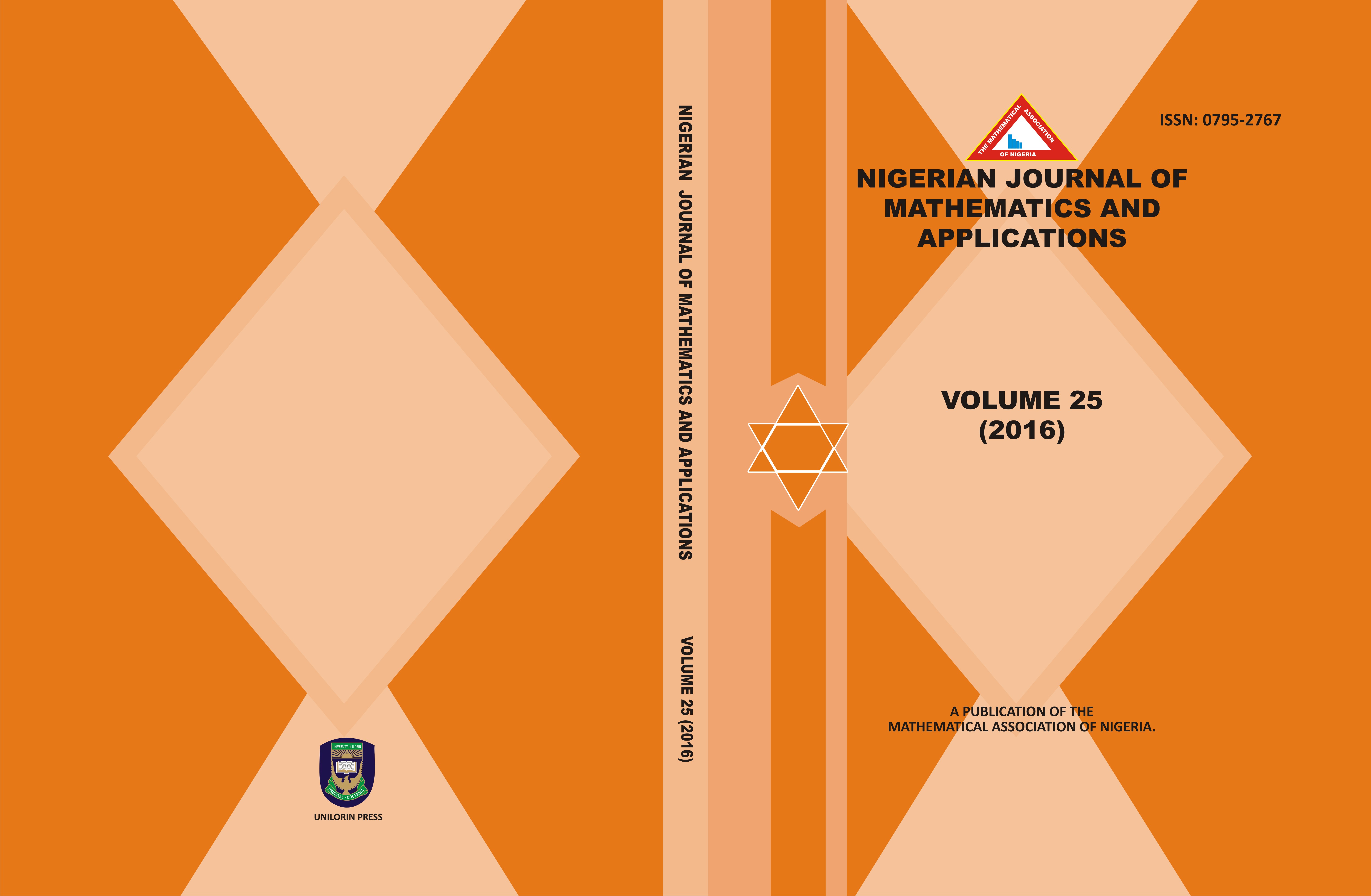 Nigerian Journal of Mathematics and Applications cover